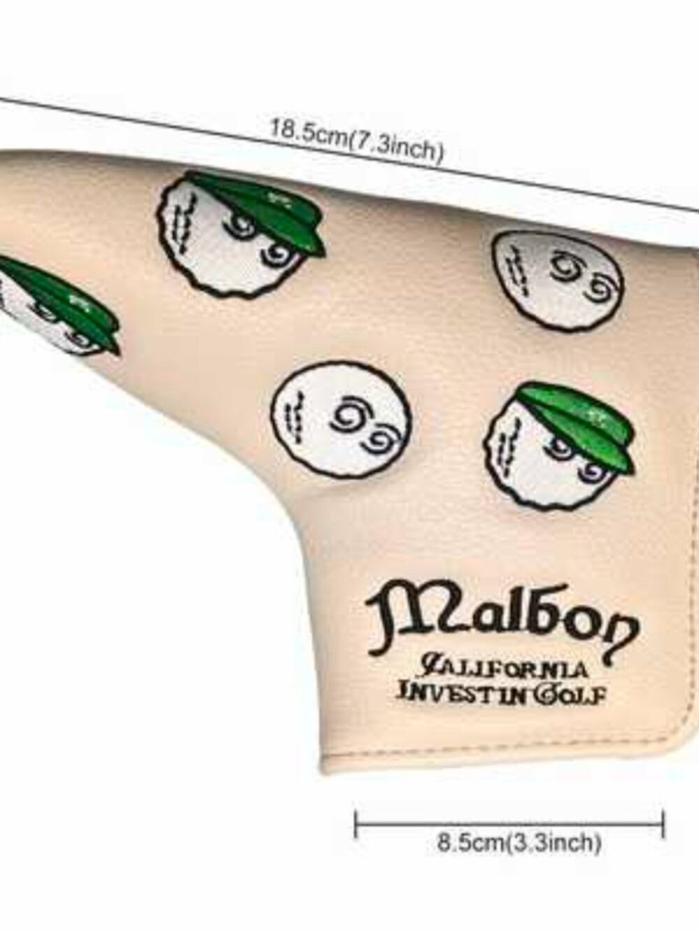 Malbon Golf Protective Covers Wood Club Headcovers Putter Head Sleeves